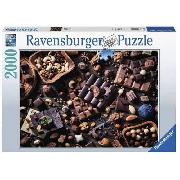 Ravensburger 2000 piece premium jigsaw puzzle of Chocolate Paradise Softclick - Picture 1 of 2